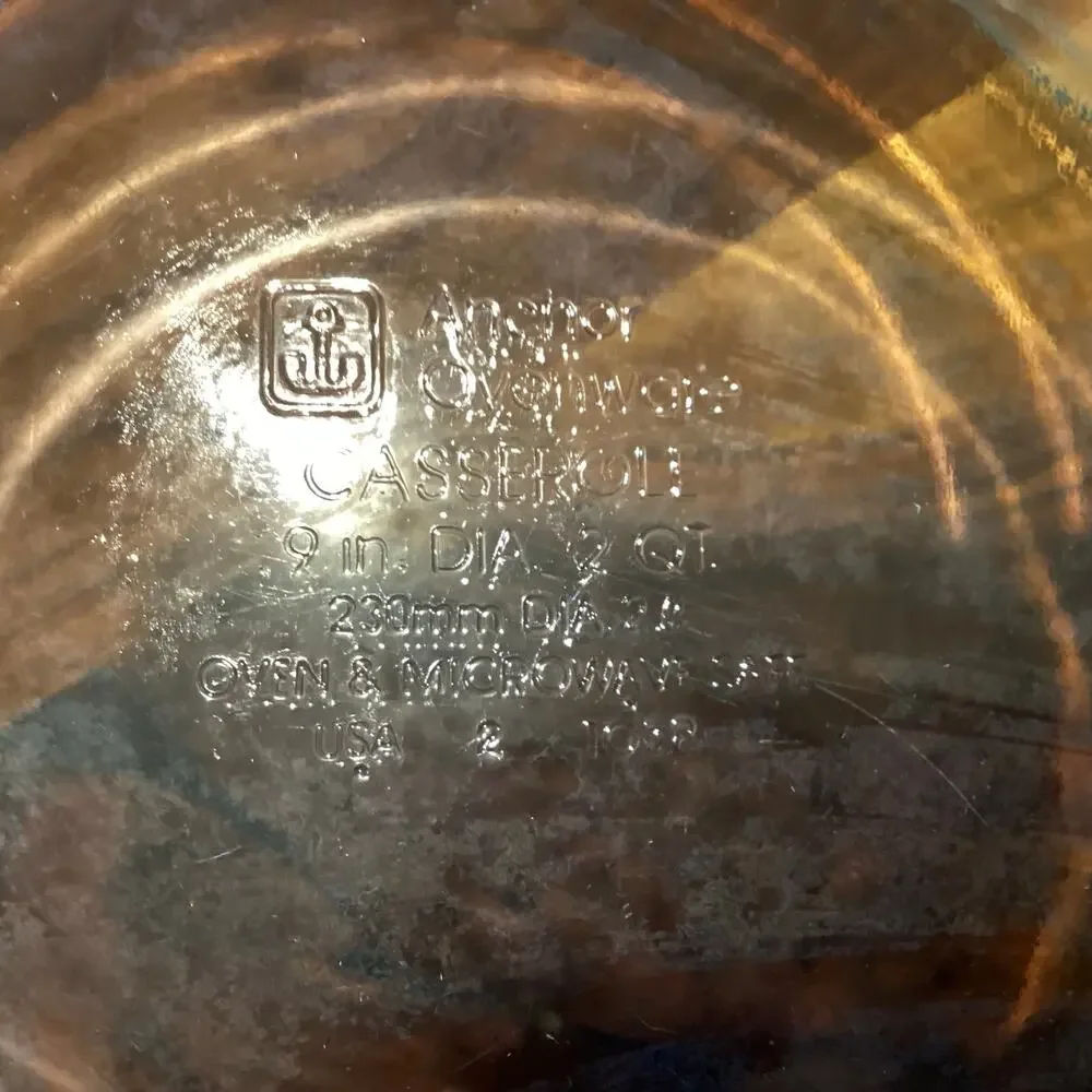 Vintage Anchor Hocking Casserole